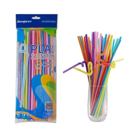 PLA biodegradable corn starch art tube 6 * 260mm dark color