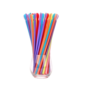 009-1, 6.1-230mm PLA biodegradable corn starch color spoon tube