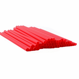 035 PLA corn starch degradable straw red straight tube 9-200mm